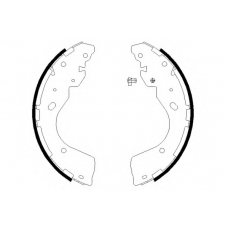 8DB 355 022-011 HELLA PAGID Комплект тормозных колодок