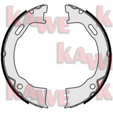 01020 KAWE Комплект тормозных колодок, стояночная тормозная с