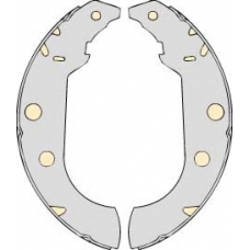 PM639785 MGA Комплект тормозов, барабанный тормозной механизм