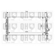 QER2409 QUINTON HAZELL Радиатор, охлаждение двигателя