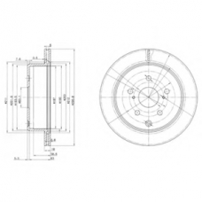 BG3166 DELPHI Тормозной диск