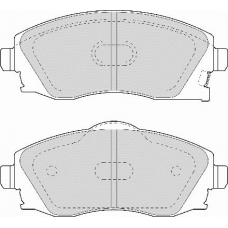 FD6960N NECTO Комплект тормозных колодок, дисковый тормоз