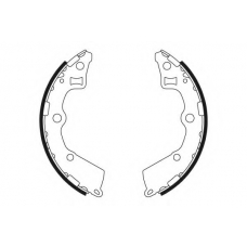 8DB 355 000-411 HELLA Комплект тормозных колодок