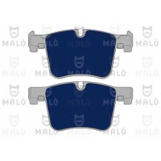 1050286 Malo Комплект тормозных колодок, дисковый тормоз