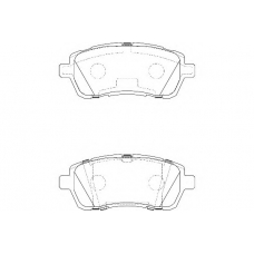 WBP24283A WAGNER LOCKHEED Комплект тормозных колодок, дисковый тормоз