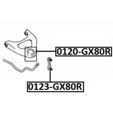 0123-GX80R ASVA Тяга / стойка, стабилизатор