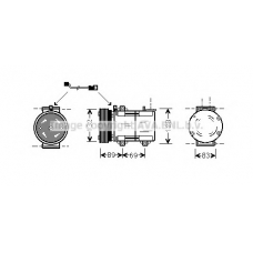 FDK290 Prasco Компрессор, кондиционер