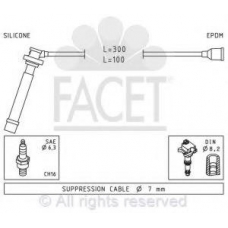 4.7013 FACET Комплект проводов зажигания