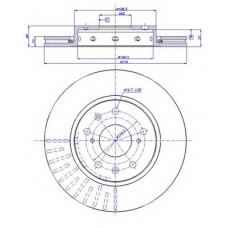 142.1415 CAR Тормозной диск