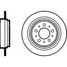 MDC1352 MINTEX Тормозной диск