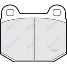 PAD282 APEC Комплект тормозных колодок, дисковый тормоз