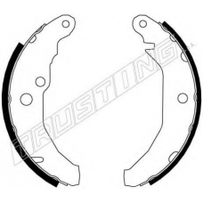 7006 TRUSTING Комплект тормозных колодок