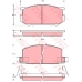 GDB211 TRW Комплект тормозных колодок, дисковый тормоз