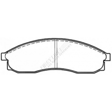 FBP1241 FIRST LINE Комплект тормозных колодок, дисковый тормоз