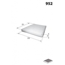 ELR7000 MECAFILTER Фильтр, воздух во внутренном пространстве