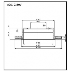 ADC 0340V Allied Nippon Гидравлические цилиндры