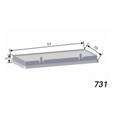 HB228 MISFAT Фильтр, воздух во внутренном пространстве