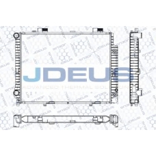 RA0170670 JDEUS Радиатор, охлаждение двигателя