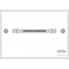 19018577 CORTECO Тормозной шланг