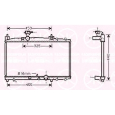 8109302317 KLOKKERHOLM Радиатор, охлаждение двигателя