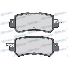 AC0581756D AC Delco Комплект тормозных колодок, дисковый тормоз