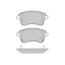 12-1486 E.T.F. Комплект тормозных колодок, дисковый тормоз