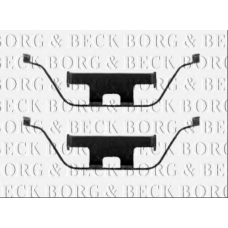 BBK1343 BORG & BECK Комплектующие, колодки дискового тормоза