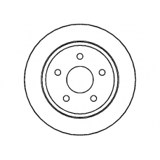 NBD1116 NATIONAL Тормозной диск