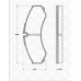 363702161206 MAGNETI MARELLI Комплект тормозных колодок, дисковый тормоз