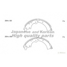 T113-99 ASHUKI Комплект тормозных колодок