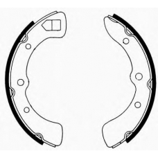 J GF-604AF JAPANPARTS Комплект тормозных колодок