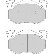 FD6373E NECTO Комплект тормозных колодок, дисковый тормоз