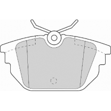 FD6714A NECTO Комплект тормозных колодок, дисковый тормоз