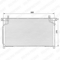 TSP0225472 DELPHI Конденсатор, кондиционер