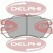 LP930 DELPHI Комплект тормозных колодок, дисковый тормоз