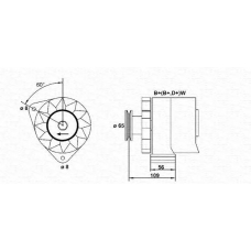 943356537010 MAGNETI MARELLI Генератор