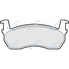 PAD425 APEC Комплект тормозных колодок, дисковый тормоз
