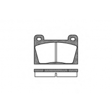 0018.10 REMSA Комплект тормозных колодок, дисковый тормоз