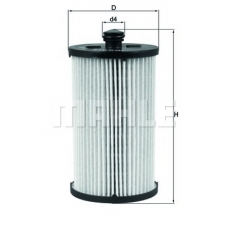 KX 222D MAHLE Топливный фильтр
