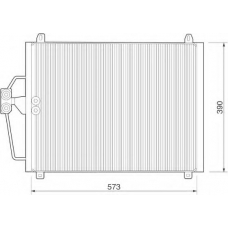 350203222000 MAGNETI MARELLI Конденсатор, кондиционер