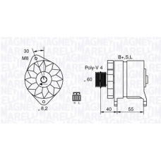 063532611010 MAGNETI MARELLI Генератор