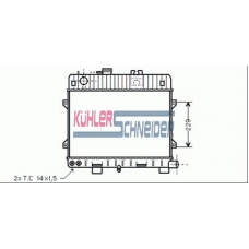 1402501 KUHLER SCHNEIDER Радиатор, охлаждение двигател
