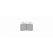 117 SIMER Комплект тормозных колодок, дисковый тормоз