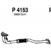 P4153 FENNO Труба выхлопного газа