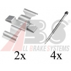 1636Q ABS Комплектующие, колодки дискового тормоза