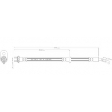 3124 REMKAFLEX Тормозной шланг