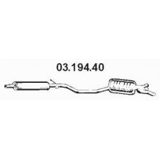 03.194.40 EBERSPACHER Глушитель выхлопных газов конечный