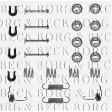 BBK6062 BORG & BECK Комплектующие, колодки дискового тормоза