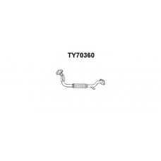 TY70360 VENEPORTE Труба выхлопного газа