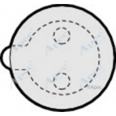 PAD277 APEC Комплект тормозных колодок, дисковый тормоз